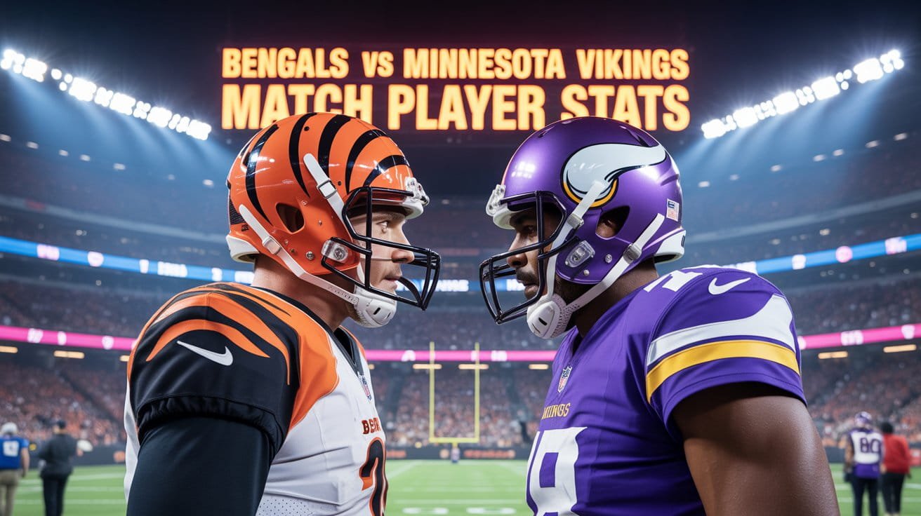 Bengals vs Minnesota Vikings Match Player Stats