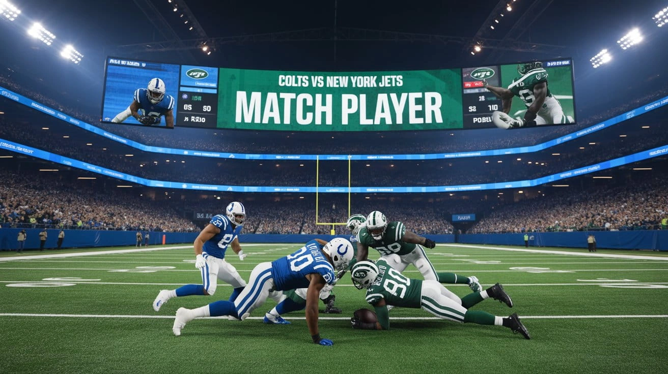 Colts vs New York Jets Match Player Stats