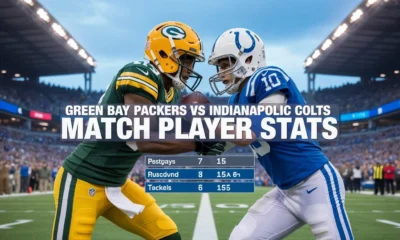Green Bay Packers vs Indianapolis Colts Match Player Stats
