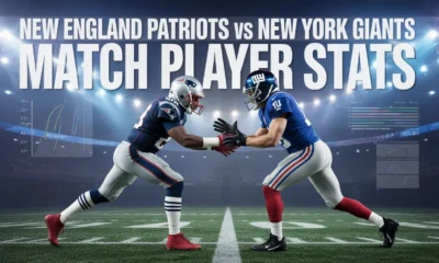 New England Patriots vs New York Giants Match Player Stats