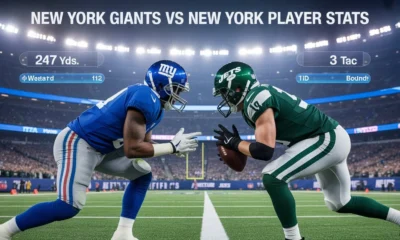 New York Giants vs New York Jets Match Player Stats