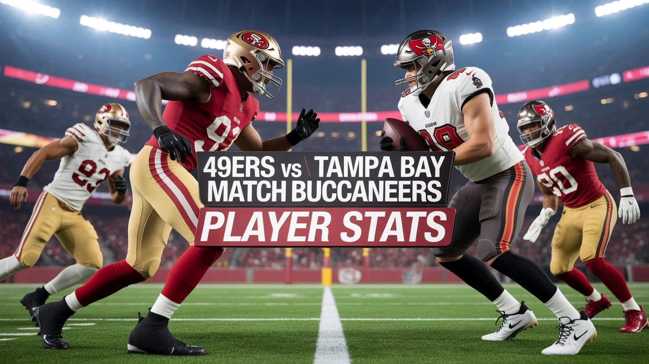 49ers vs Tampa Bay Buccaneers Match Player Stats