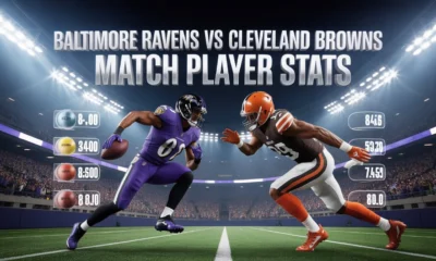 Baltimore Ravens vs Cleveland Browns Match Player Stats