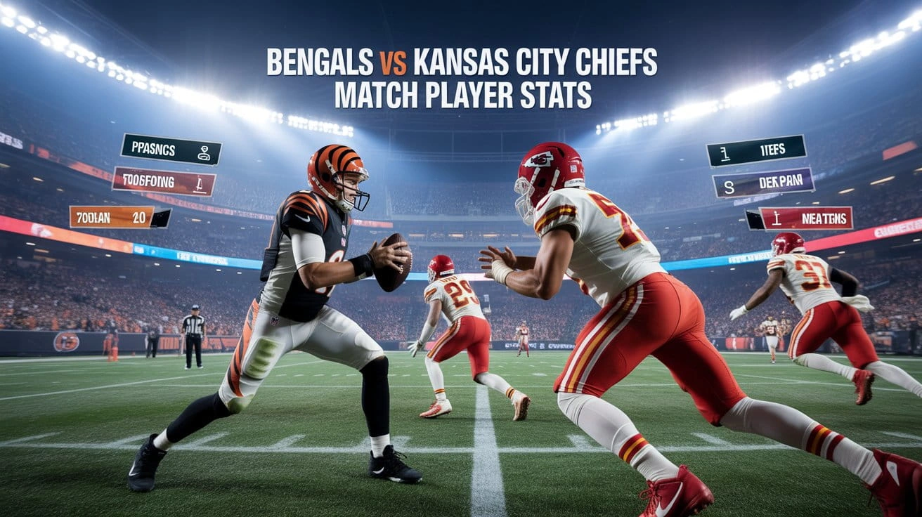 Bengals vs Kansas City Chiefs Match Player Stats