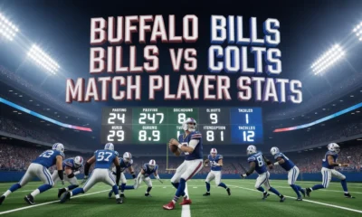 Buffalo Bills vs Colts Match Player Stats
