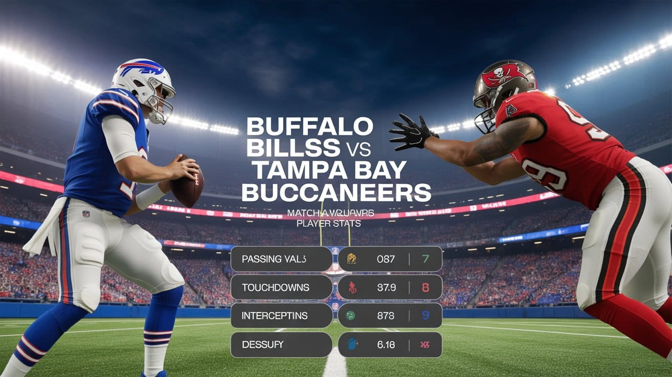 Buffalo Bills vs Tampa Bay Buccaneers Match Player Stats