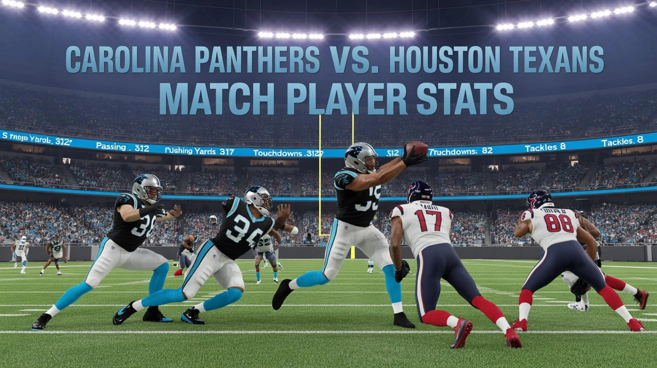 Carolina Panthers vs. Houston Texans Match Player Stats