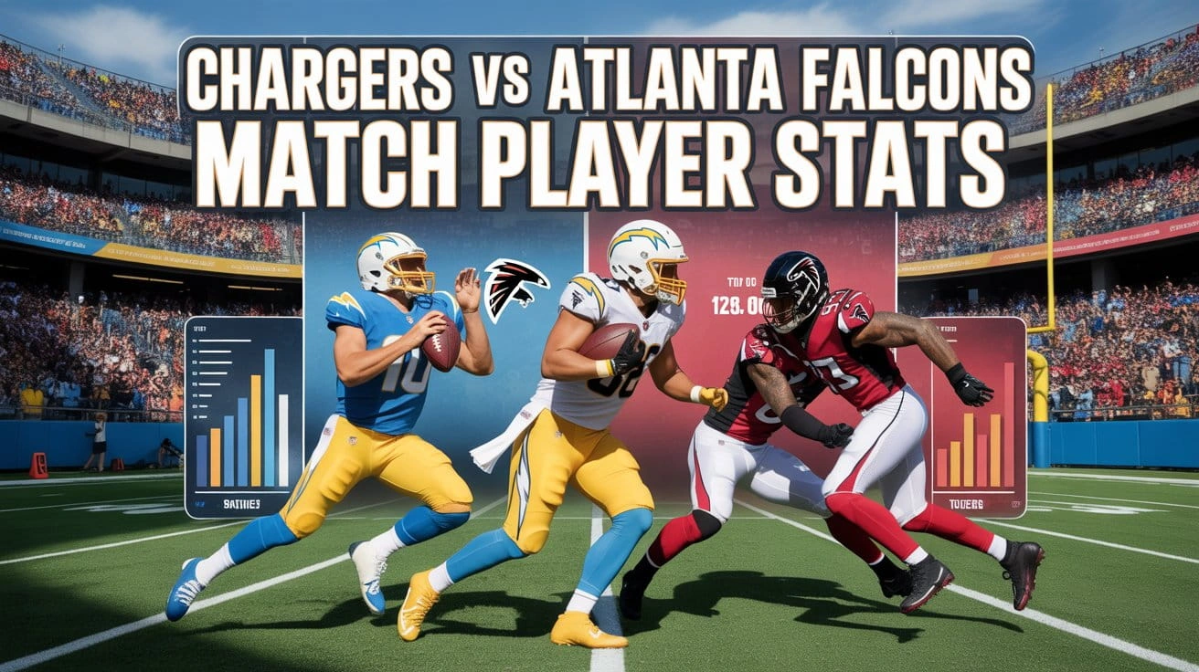 Chargers vs Atlanta Falcons Match Player Stats