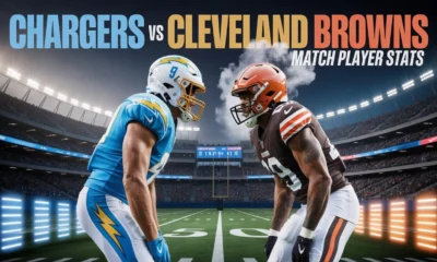 Chargers vs Cleveland Browns Match Player Stats