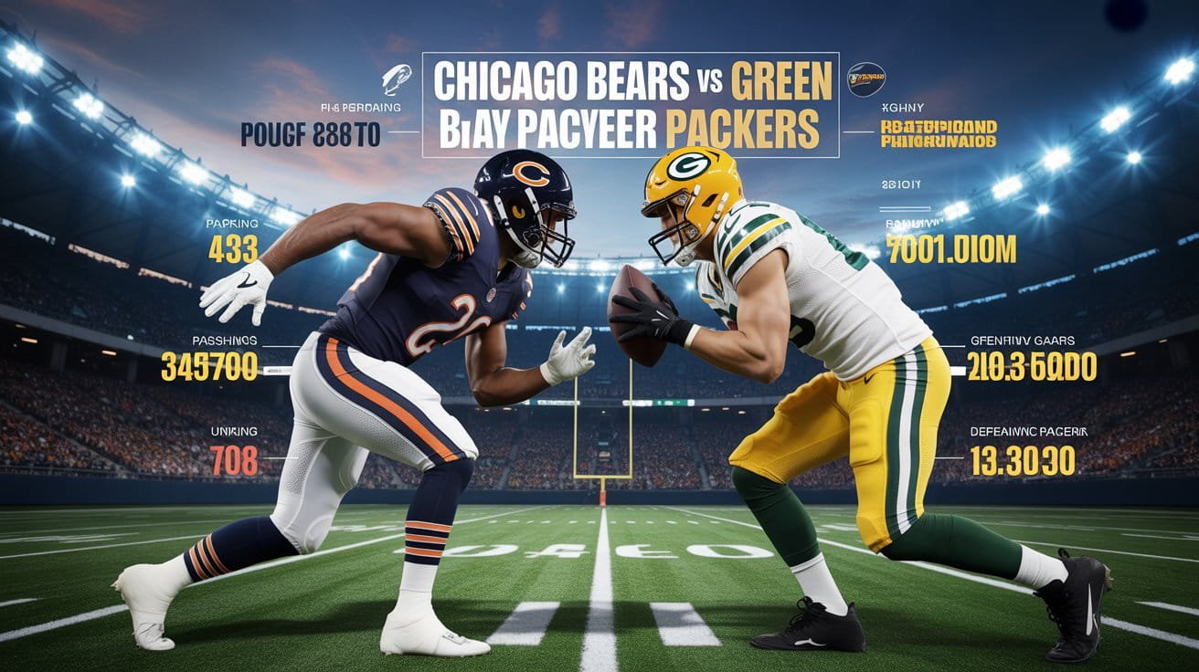 Chicago Bears vs Green Bay Packers Match Player Stats