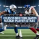 Colts vs Las Vegas Raiders Match Player Stats