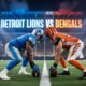 Detroit Lions vs Bengals Match Player Stats