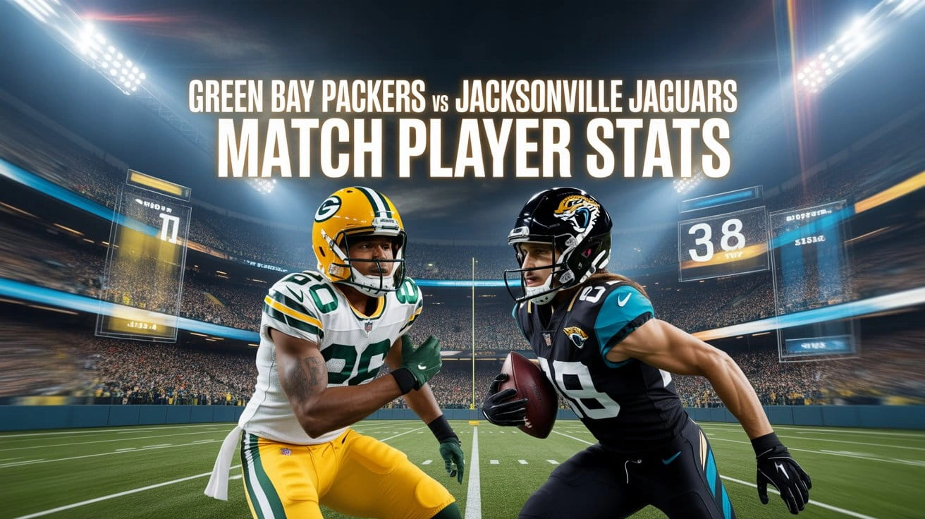 Green Bay Packers vs Jacksonville Jaguars Match Player Stats