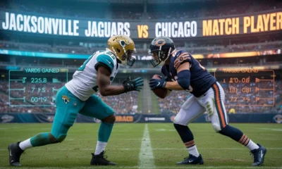 Jacksonville Jaguars vs Chicago Bears Match Player Stats