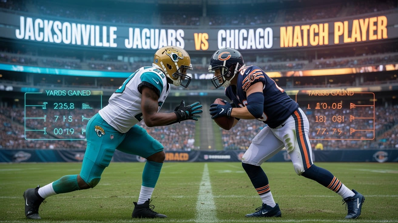Jacksonville Jaguars vs Chicago Bears Match Player Stats
