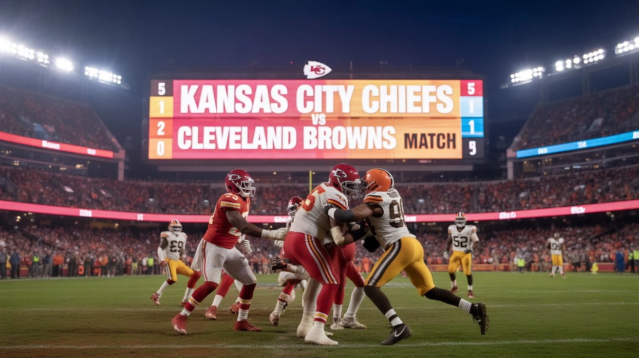 Kansas City Chiefs vs Cleveland Browns Match Player Stats
