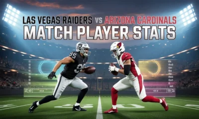 Las Vegas Raiders vs Arizona Cardinals Match Player Stats