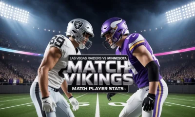 Las Vegas Raiders vs Minnesota Vikings Match Player Stats