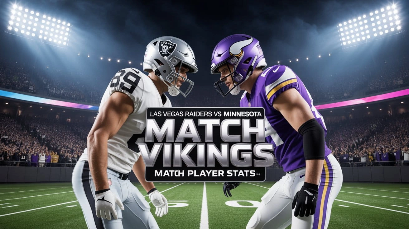 Las Vegas Raiders vs Minnesota Vikings Match Player Stats