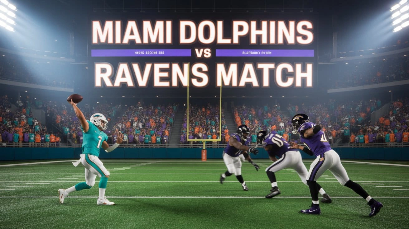 Miami Dolphins vs Baltimore Ravens Match Player Stats