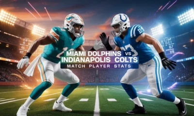 Miami Dolphins vs Indianapolis Colts Match Player Stats