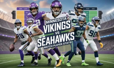 Minnesota Vikings vs Seahawks Match Player Stats