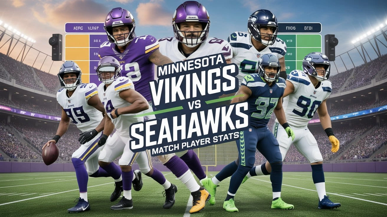Minnesota Vikings vs Seahawks Match Player Stats