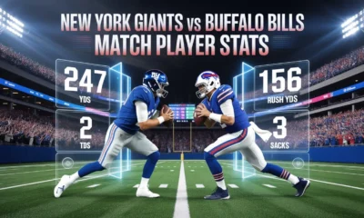 New York Giants vs Buffalo Bills Match Player Stats
