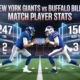 New York Giants vs Buffalo Bills Match Player Stats