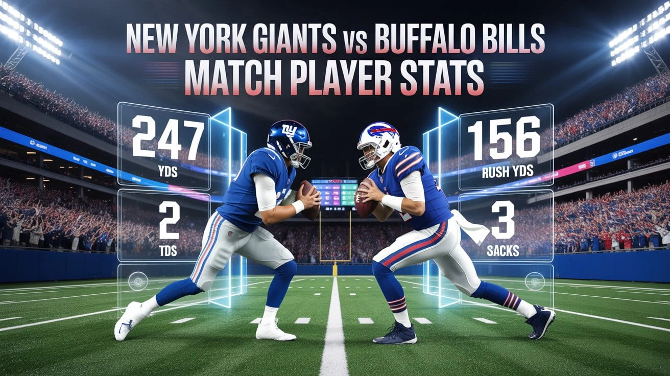 New York Giants vs Buffalo Bills Match Player Stats