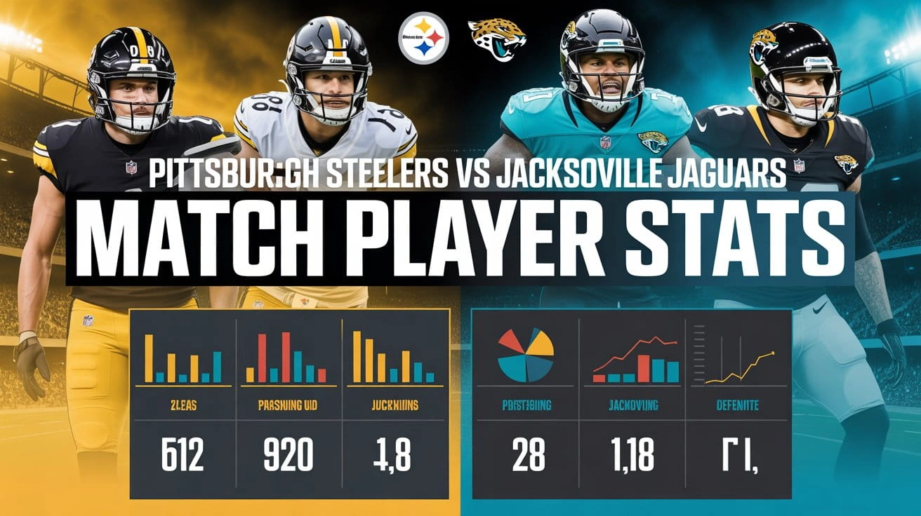 Pittsburgh Steelers vs Jacksonville Jaguars Match Player Stats