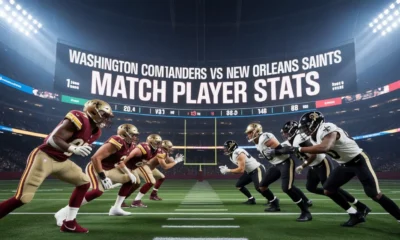 Washington Commanders vs New Orleans Saints Match Player Stats