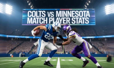 Colts vs Minnesota Vikings Match Player Stats