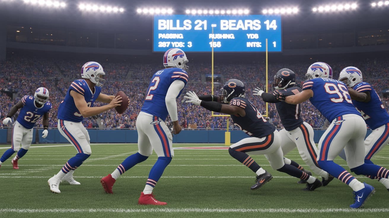 buffalo bills vs chicago bears match player stats