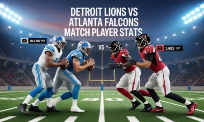 Detroit Lions vs Atlanta Falcons Match Player Stats