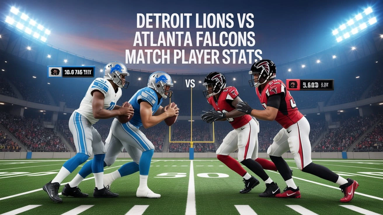 Detroit Lions vs Atlanta Falcons Match Player Stats