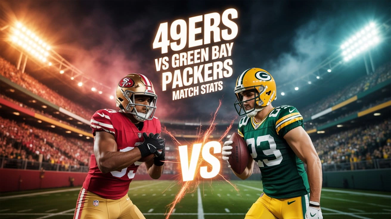 49ers vs Green Bay Packers Match Player Stats