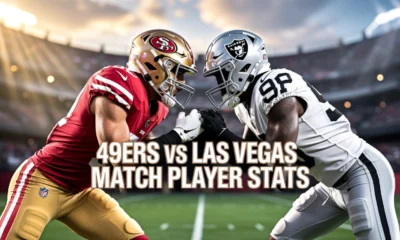 49ers vs Las Vegas Raiders Match Player Stats