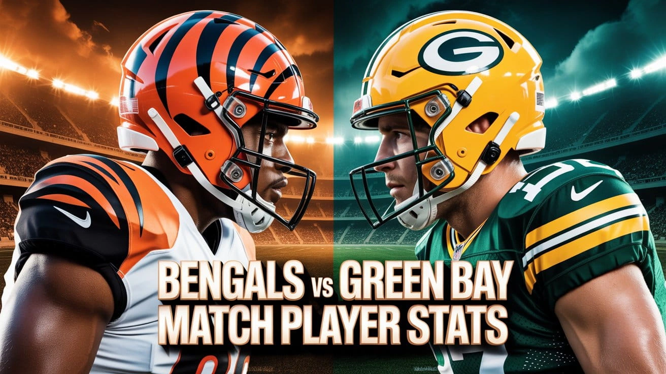 Bengals vs Green Bay Packers Match Player Stats