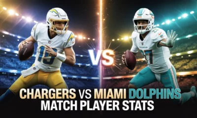 Chargers vs Miami Dolphins Match Player Stats