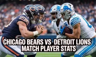 Chicago Bears vs Detroit Lions Match Player Stats