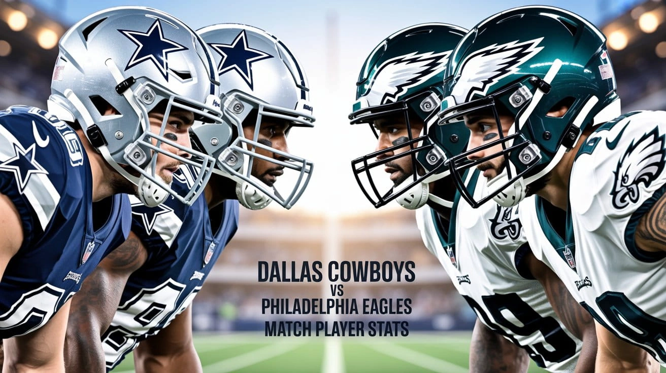 Dallas Cowboys vs Philadelphia Eagles Match Player Stats
