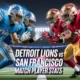 Detroit Lions vs San Francisco 49ers Match Player Stats