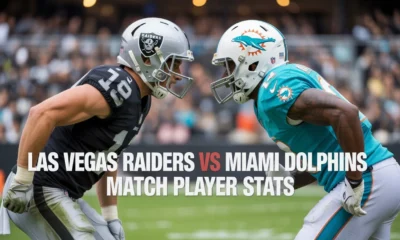 Las Vegas Raiders vs Miami Dolphins Match Player Stats