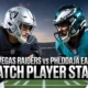Las Vegas Raiders vs Philadelphia Eagles Match Player Stats