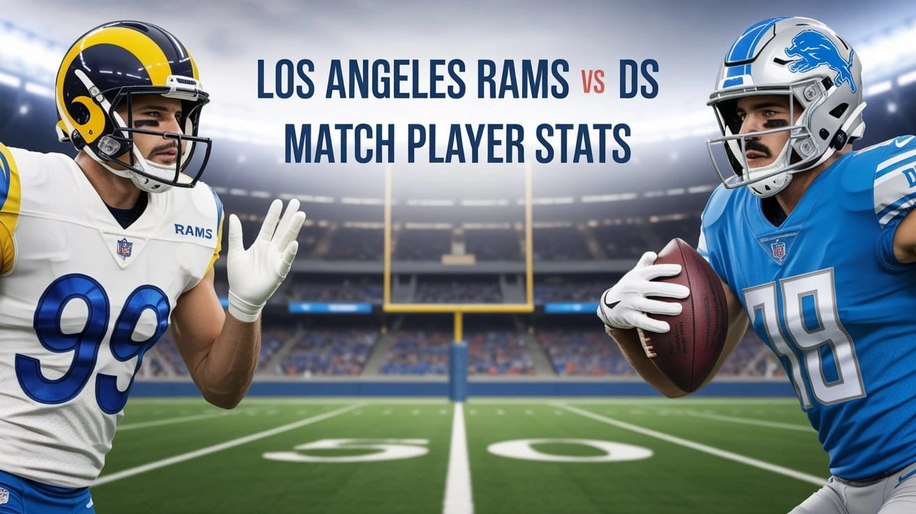 Los Angeles Rams vs Detroit Lions Match Player Stats