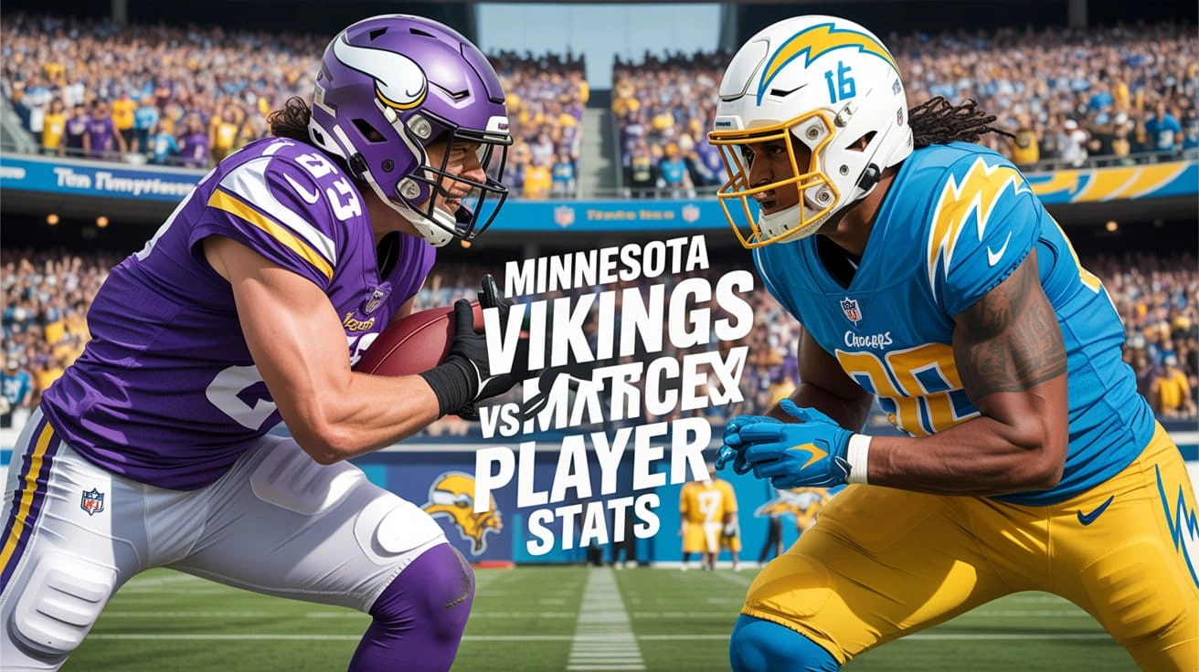 Minnesota Vikings vs Chargers Match Player Stats