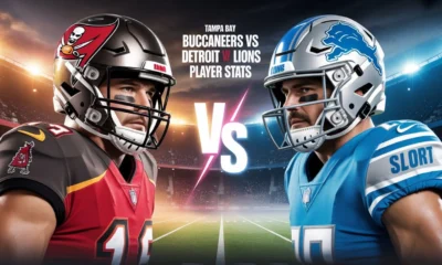 Tampa Bay Buccaneers vs Detroit Lions Match Player Stats