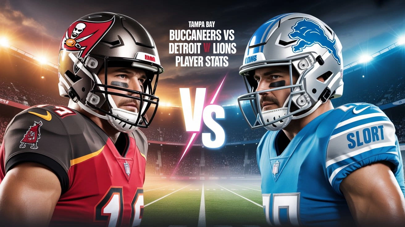 Tampa Bay Buccaneers vs Detroit Lions Match Player Stats