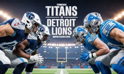 Tennessee Titans vs Detroit Lions Match Player Stats